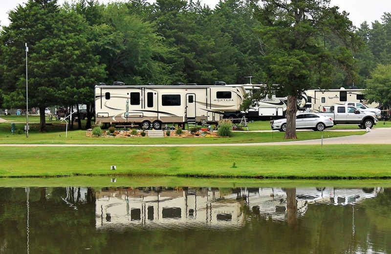 RV campground at Mill Creek Ranch Resort.