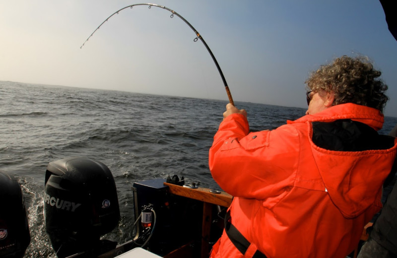 Fishing at Clayoquot Wilderness Resort.