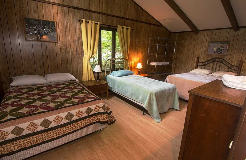 Guest room at TreeTops 