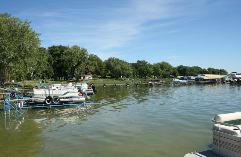 Lake view at Ten Mile Lake Resort.