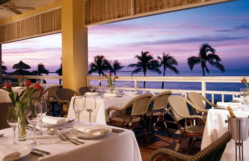 Dining at Key Largo Marriott Bay Resort.