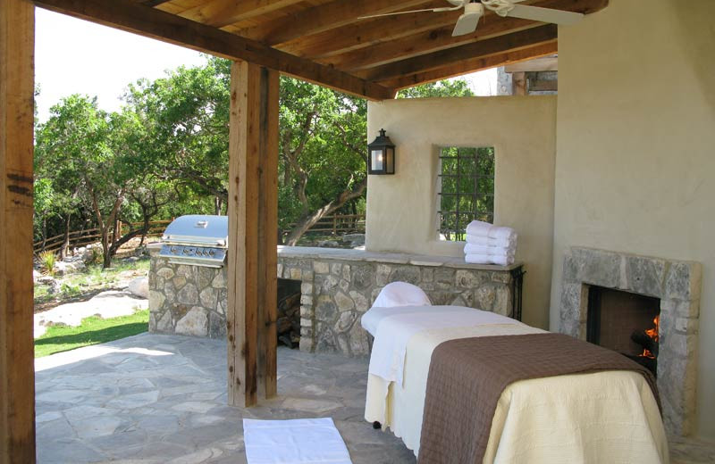 Massage Area at Stablewood Springs Resort