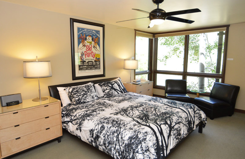 Rental bedroom at Frias Properties of Aspen - Mountain Queen #5.