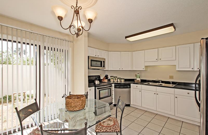 Condo kitchen at Shoreline Towers.