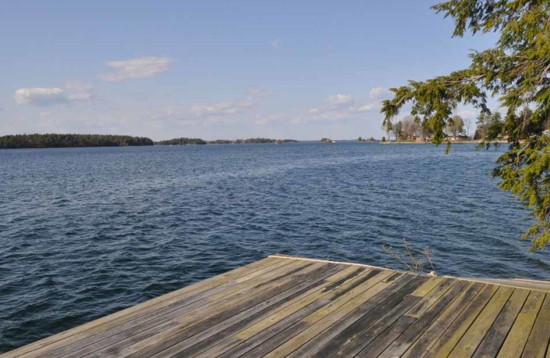North View of Dock at Pine Tree Point Resort