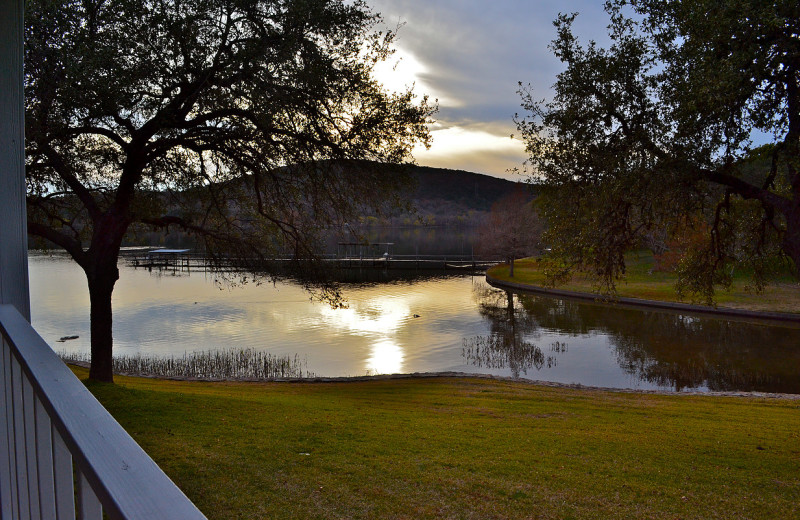 Lake view at Cockleburr Cove.