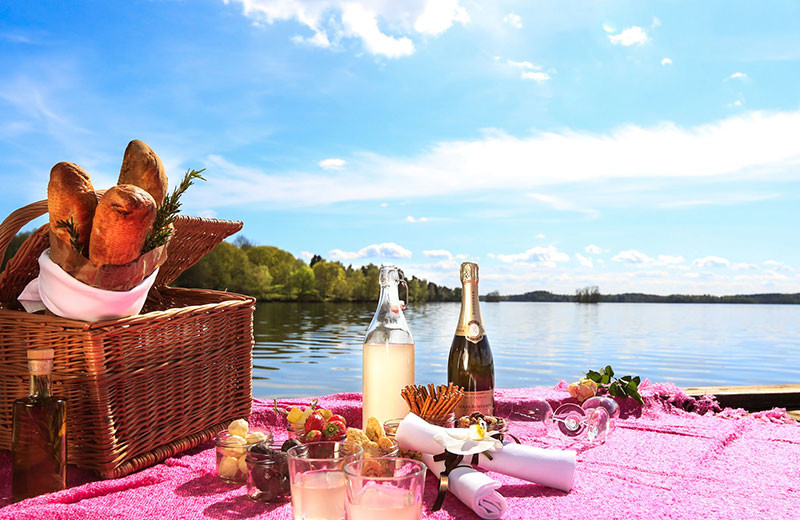 Picnic at Krägga Herrgård.