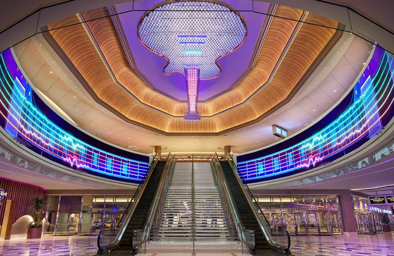 Lobby at Hard Rock Hotel Casino Atlantic City.