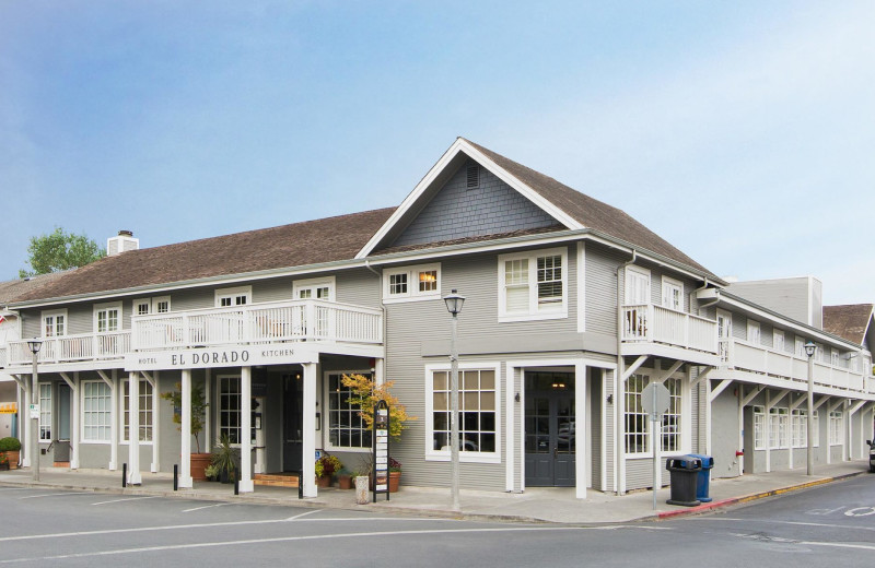 Exterior view of El Dorado Hotel.