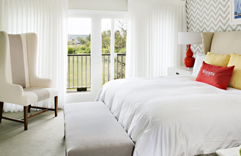 Guest room at Winnetu Oceanside Resort.