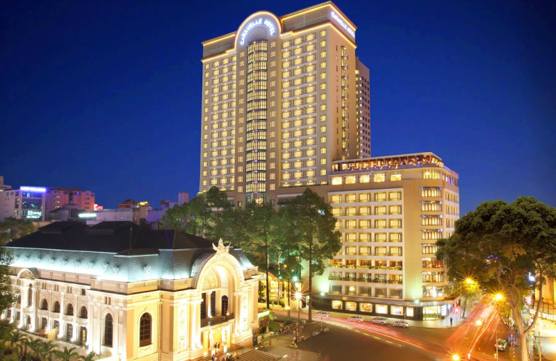 Exterior view of Caravelle Hotel.