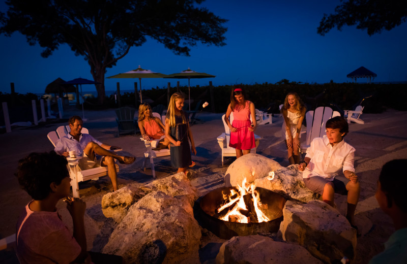 Fire pit at TradeWinds Island Grand.