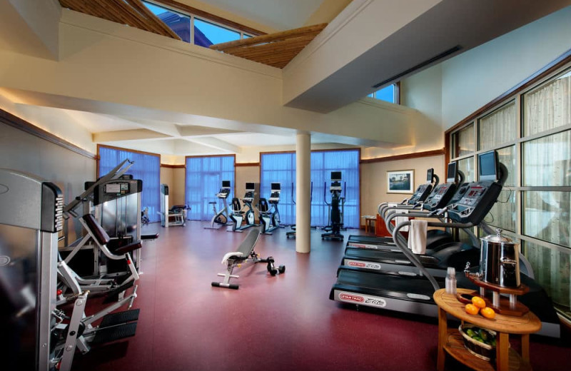 Fitness room at Turning Stone Resort Casino.