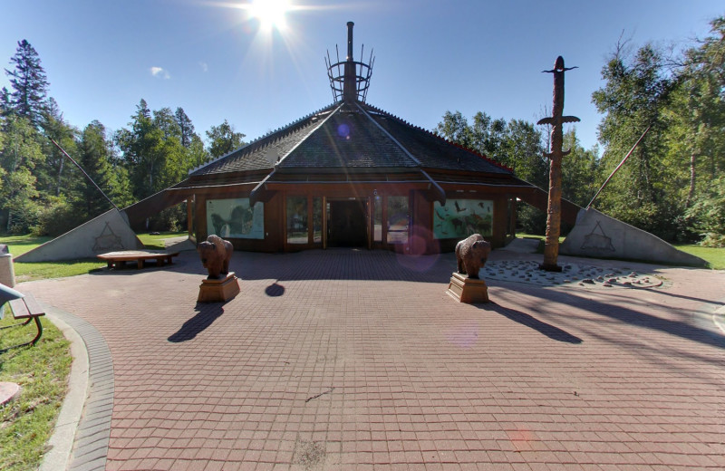 Cultural center at Buffalo Point Resort.