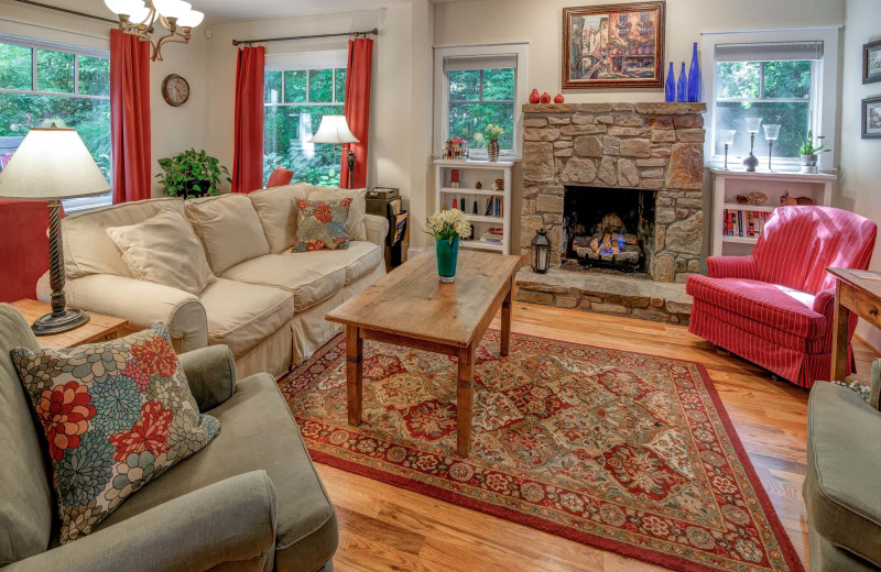 Living room at Arbor House Of Black Mountain.