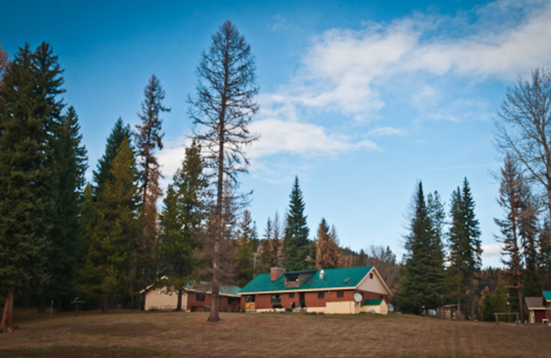 Exterior view of Yaak River Lodge.