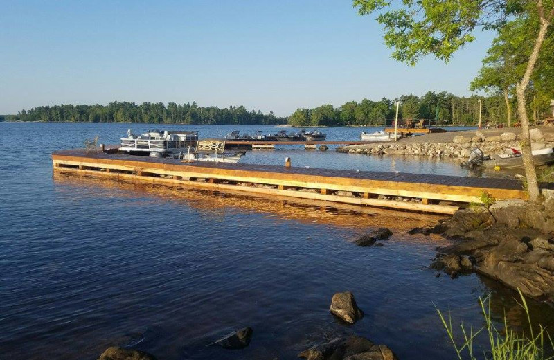 Dock at Park Point Resort.