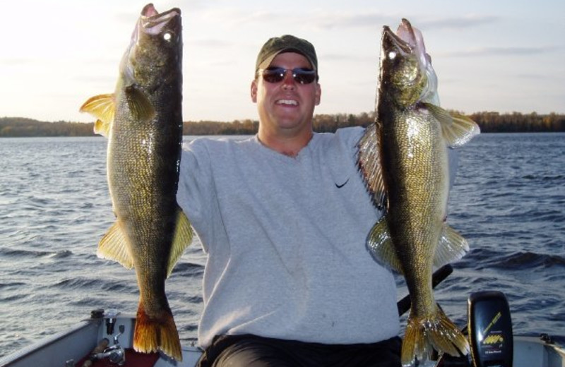 Fishing's great at Timber Trail Lodge & Resort.