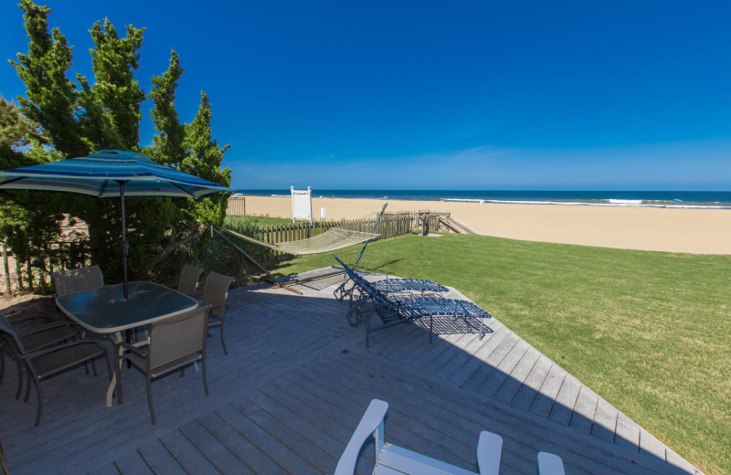 Rental patio at Atkinson Realty.