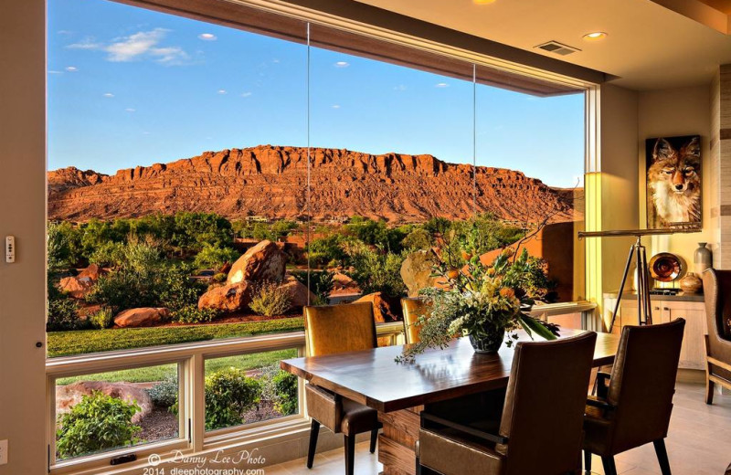 Guest suite dining room at The Inn at Entrada.