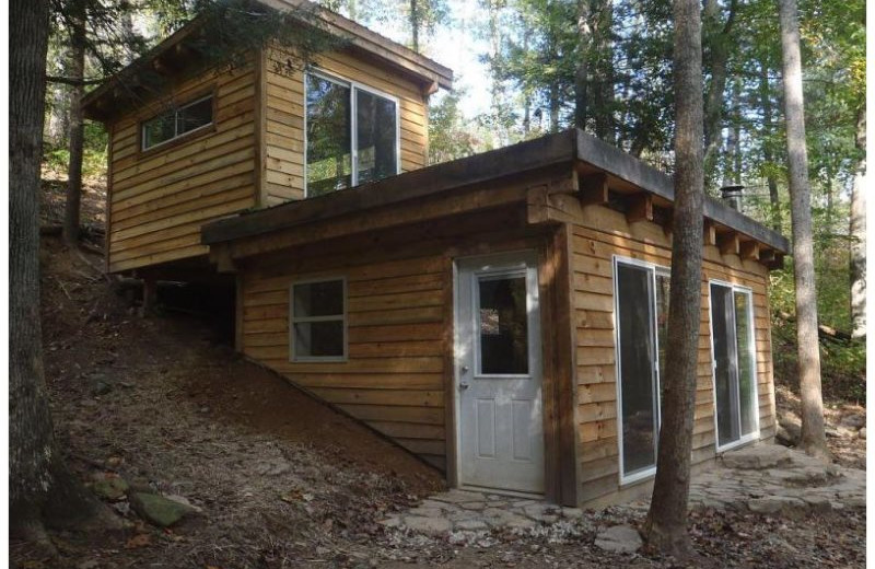 Cabin exterior at Red River Gorge Cabin Company.