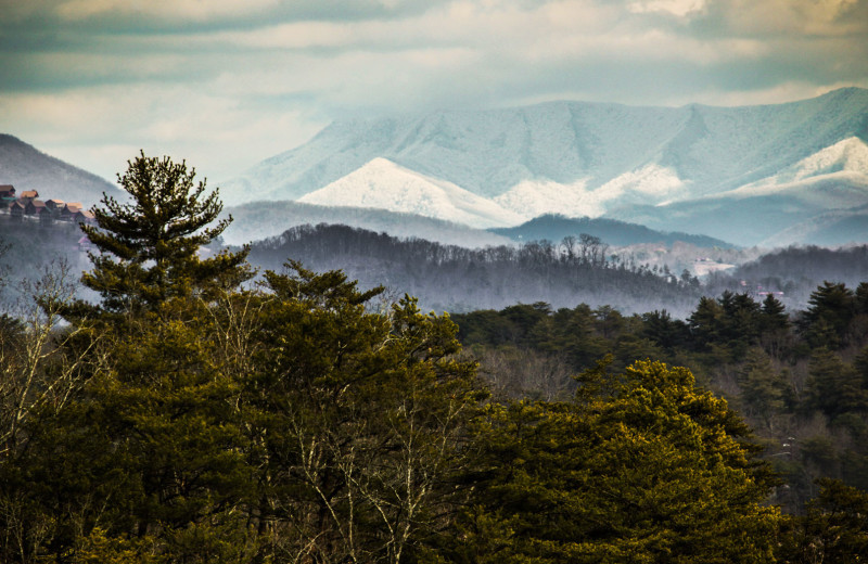 Scenic mountain views at Eagles Ridge Resort.