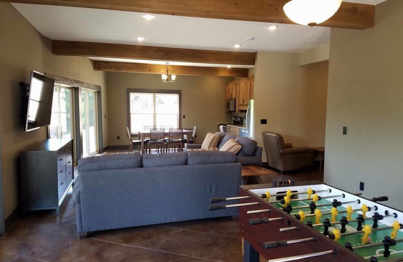 Guest living room at Antlers Resort.