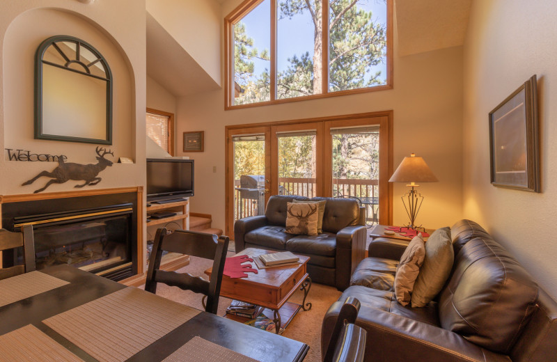 Guest living room at Riverwood On Fall River.