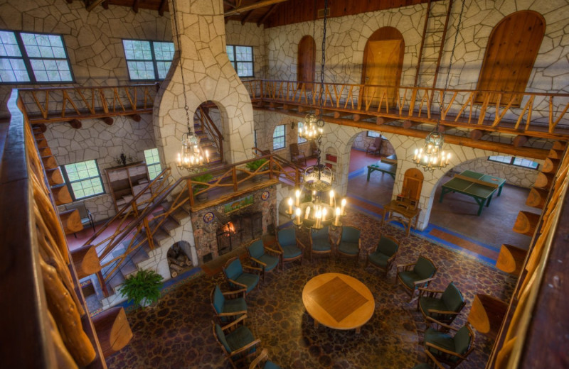 Lobby at Mo-Ranch.