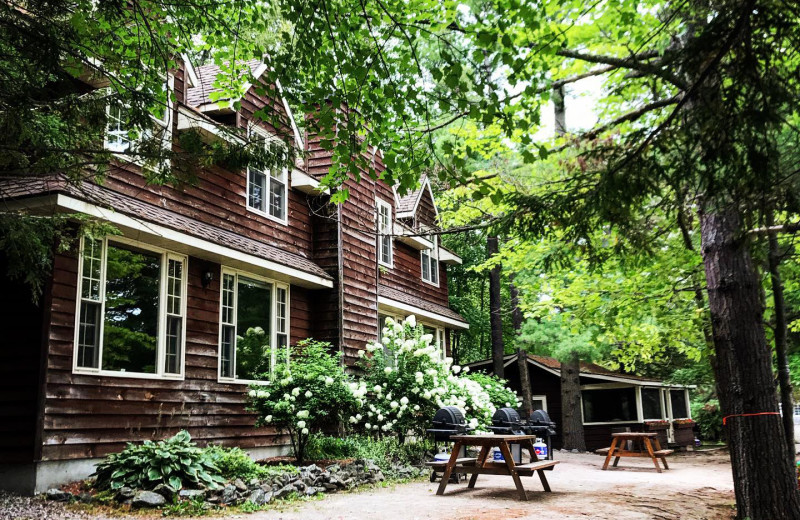 Cottage exterior at Patterson Kaye Resort.