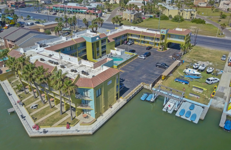 Aerial view of WindWater Hotel 