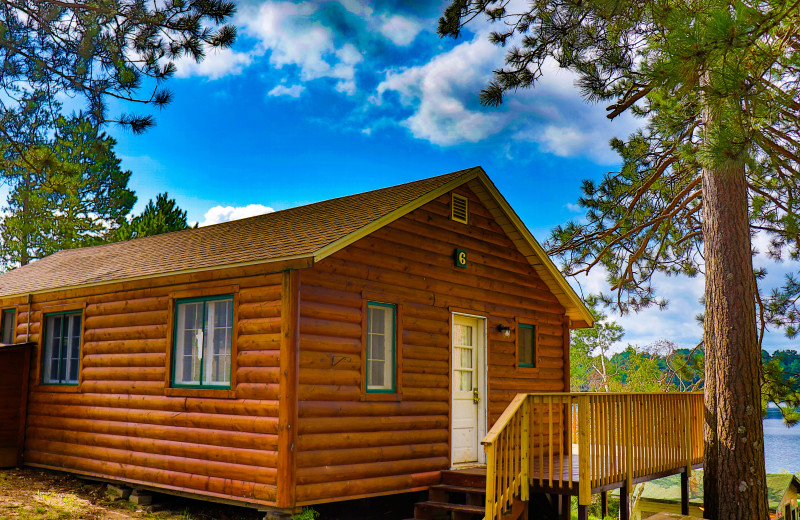 Cabin exterior at Wilderness Resort Villas.