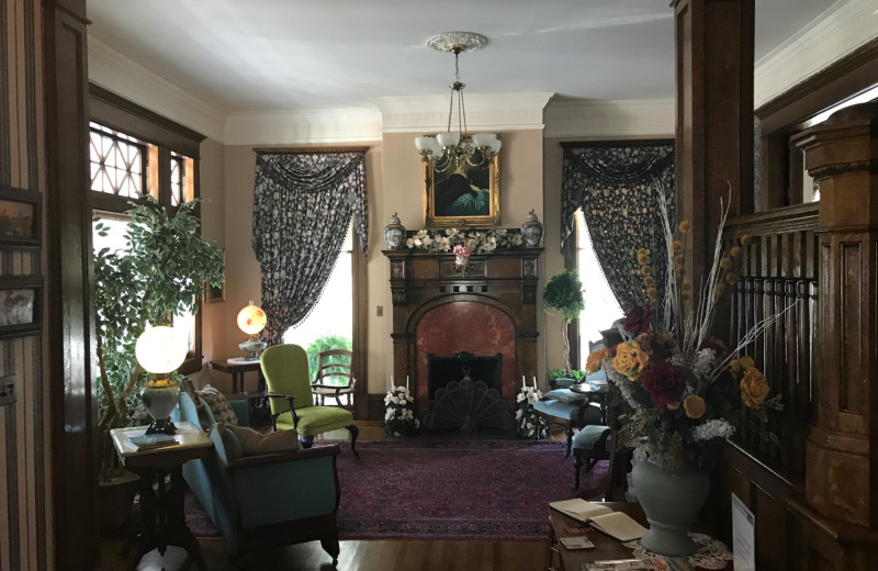 Lobby at Rosehill Inn Bed and Breakfast.