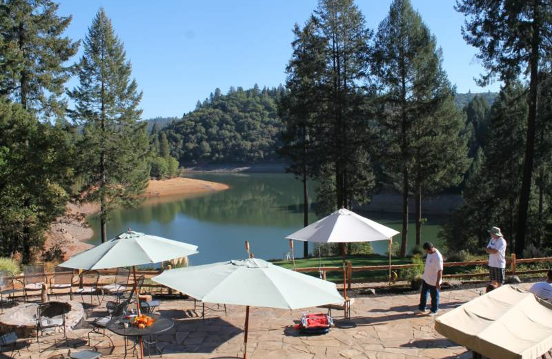 Patio at Rollins Lakeside Inn.