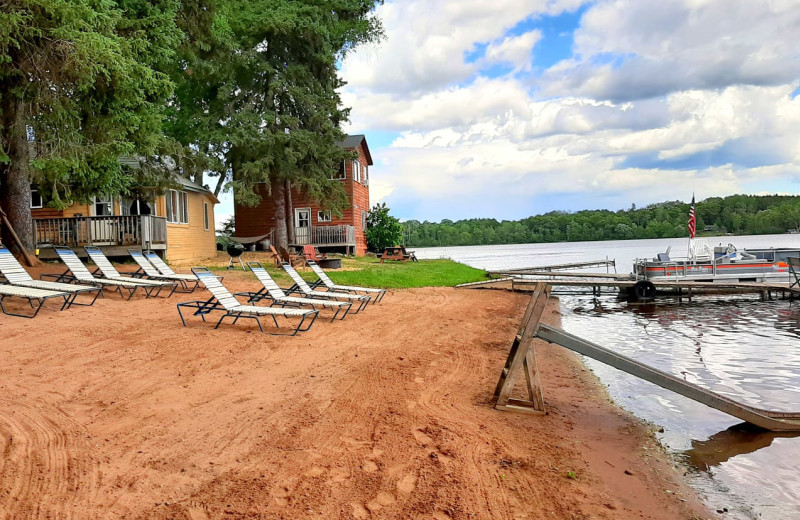 Beach at Waldheim Resort.