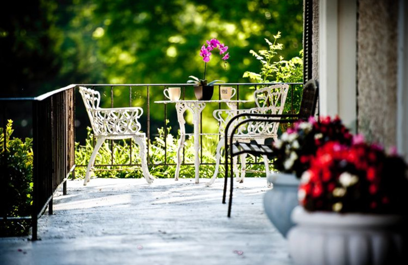 Porch at Steele's Tavern Manor B&B.