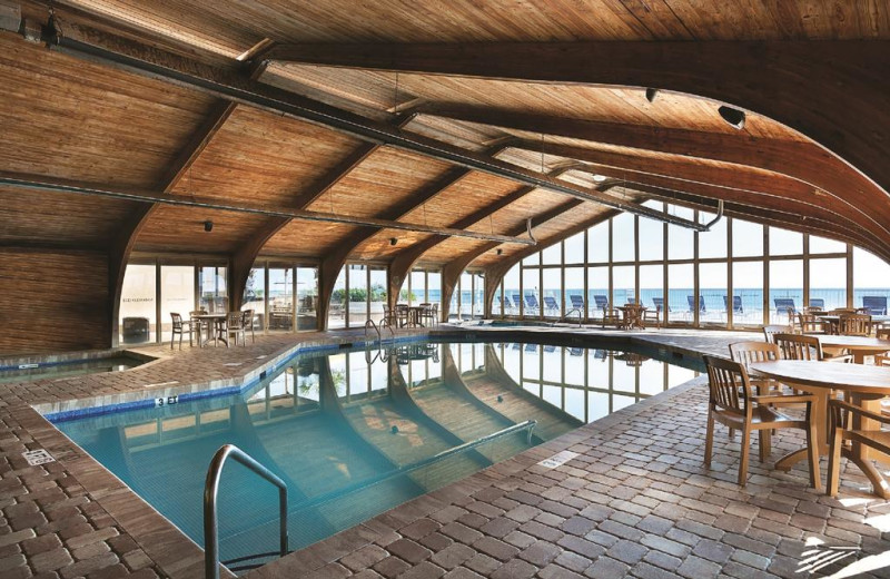 Indoor pool at Sands Resorts.