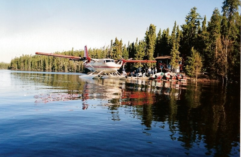 Plane at Grey Owl Camp Fly In.