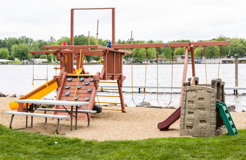 Playground at The Lighthouse Lodge.