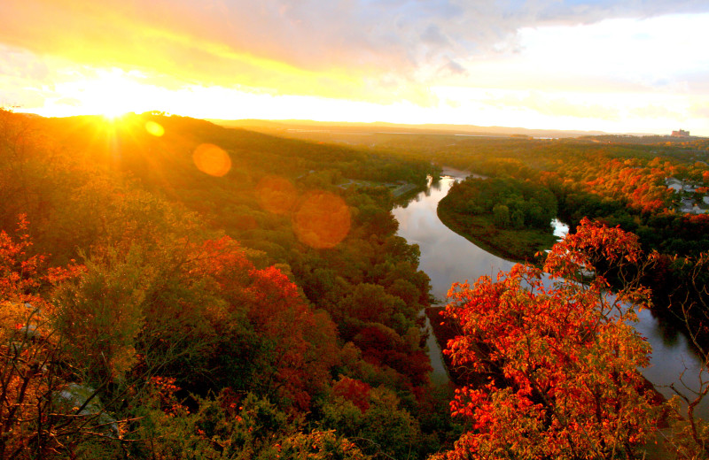 Fall colors at Rockwood Resort.