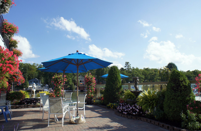 Patio at Luau Resort.