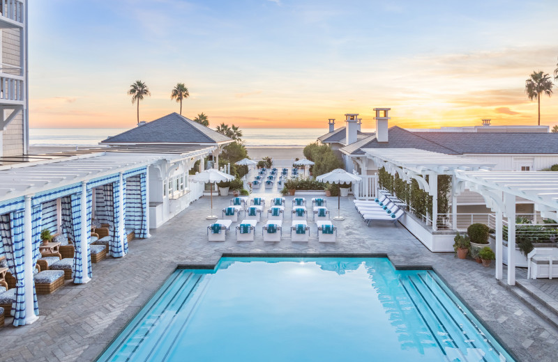 Outdoor pool at Shutters on the Beach.