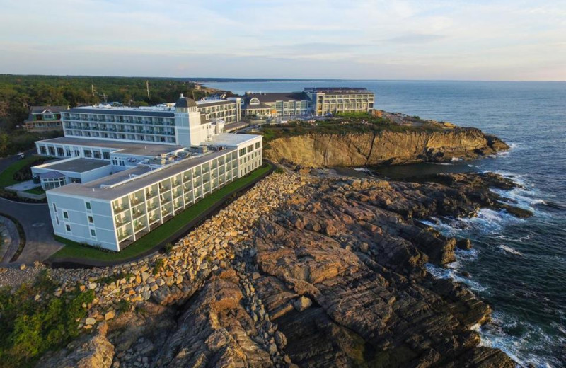 Exterior view of Cliff House Maine.