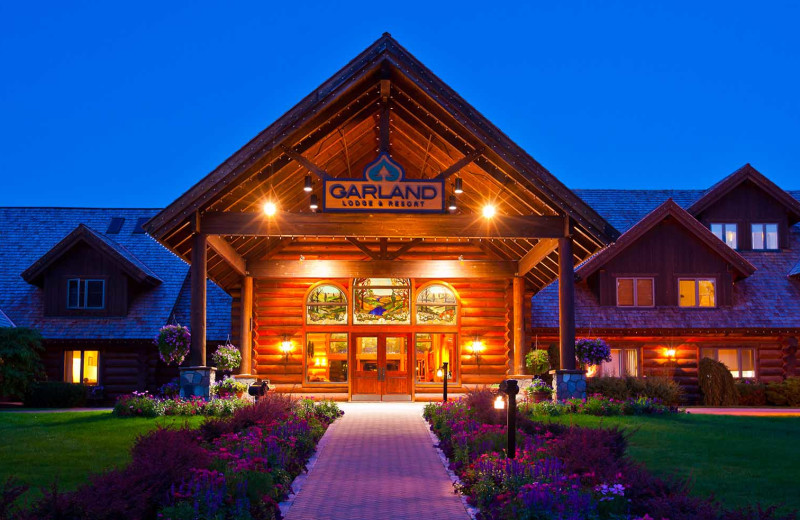 Exterior view of Garland Lodge and Resort.