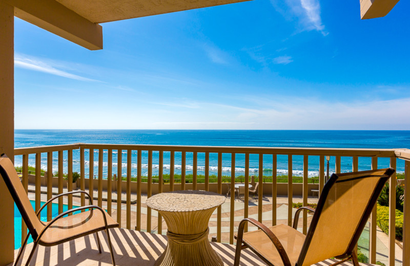 Vacation rental balcony view at Seabreeze Vacation Rentals, LLC.