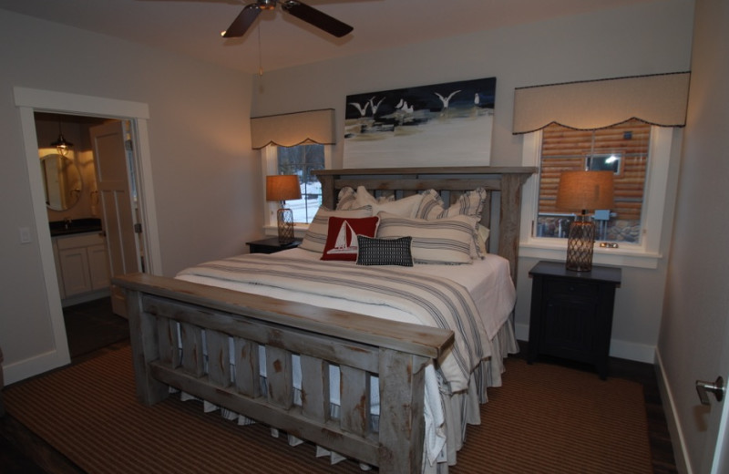 Guest room at Quarterdeck Resort.