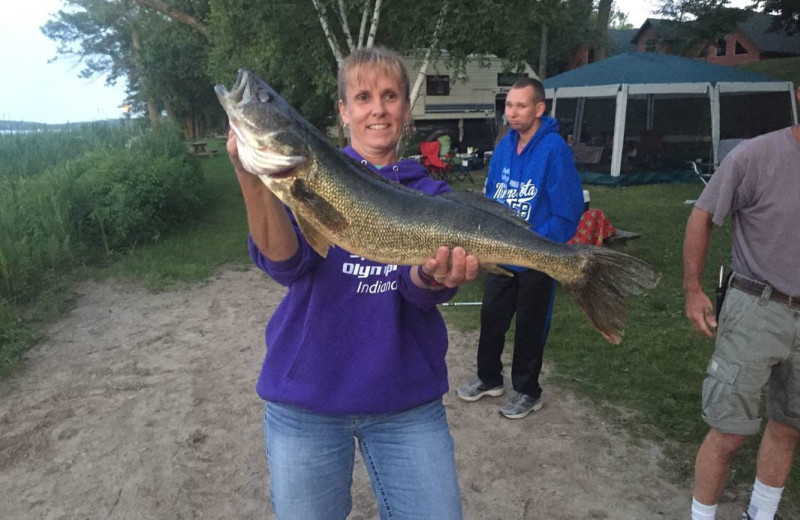 Fishing at Rose Ridge Resort.