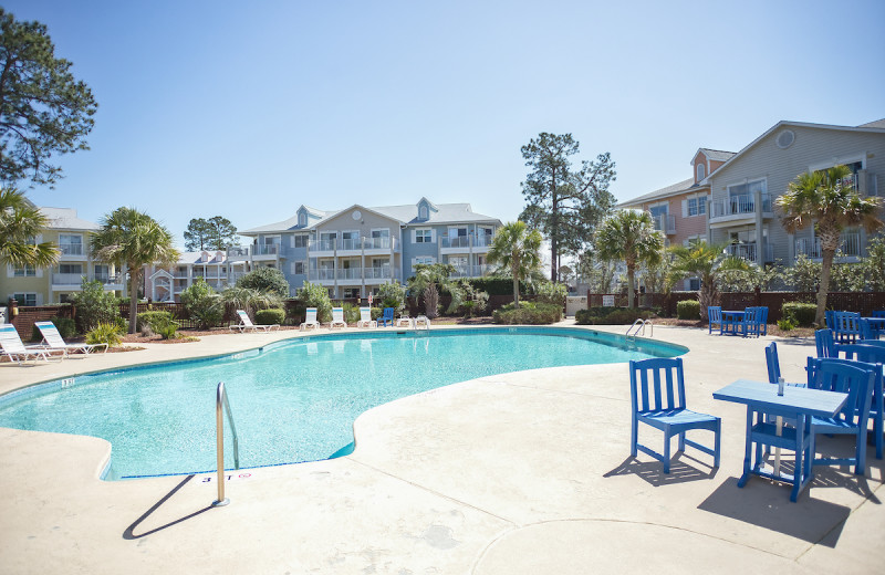 Outdoor pool at Brunswick Plantation & Golf Resort.