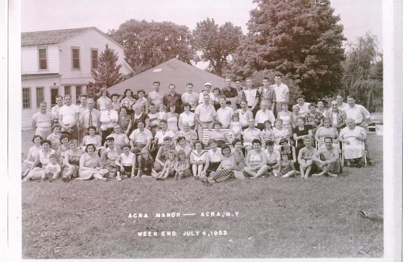 Historic photo of Acra Manor Resort.