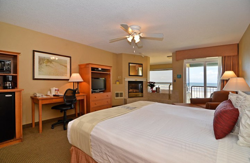 Guest room at Ocean View Resort.